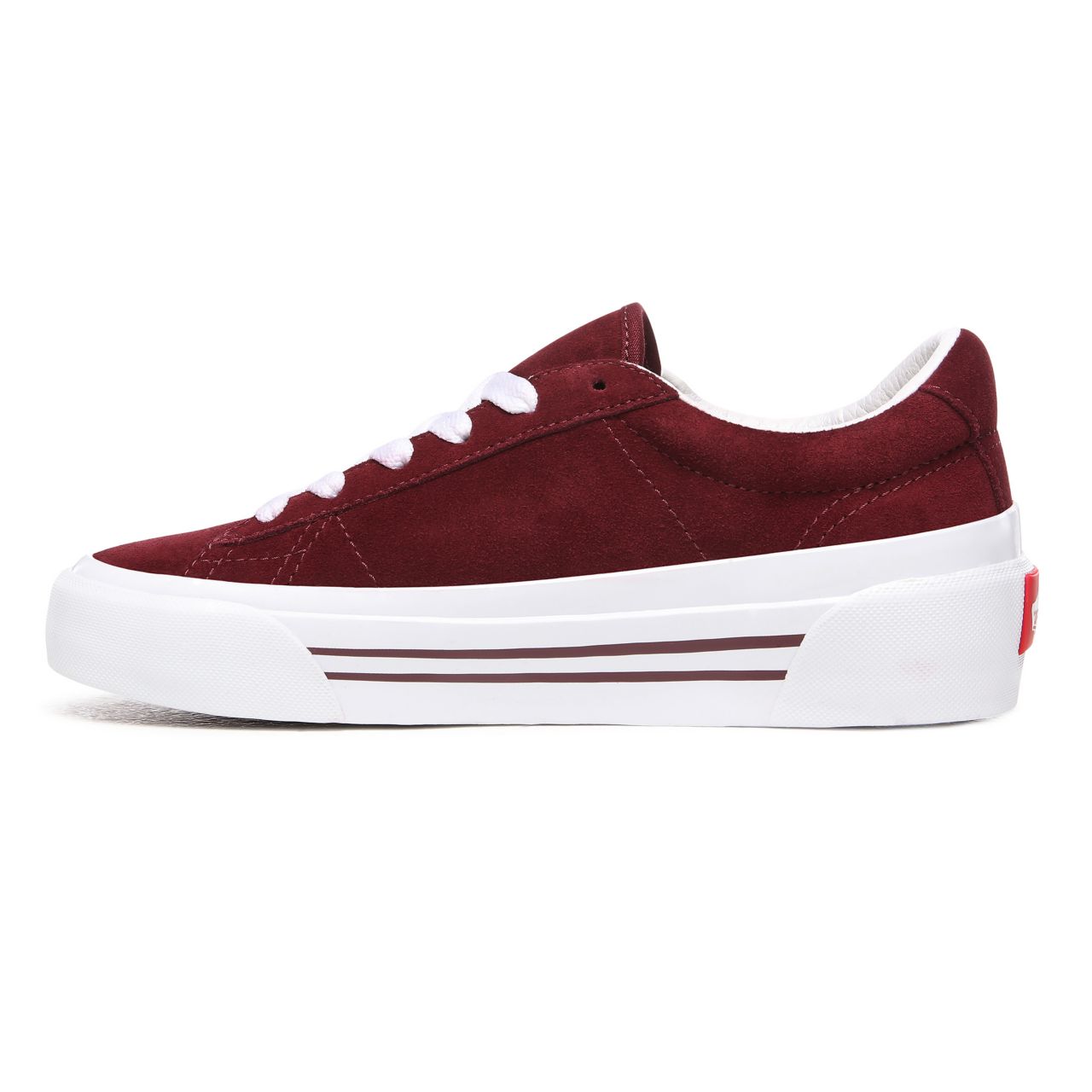 Vans Suede Sid NI Red Classic Womens - (Suede) Port Royale/True White VN0A4BNFJQR Shoes