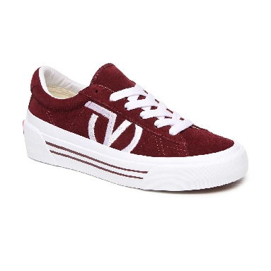 Vans Suede Sid NI Red Classic Womens - (Suede) Port Royale/True White VN0A4BNFJQR Shoes