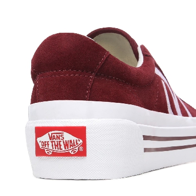 Vans Suede Sid NI Red Classic Womens - (Suede) Port Royale/True White VN0A4BNFJQR Shoes