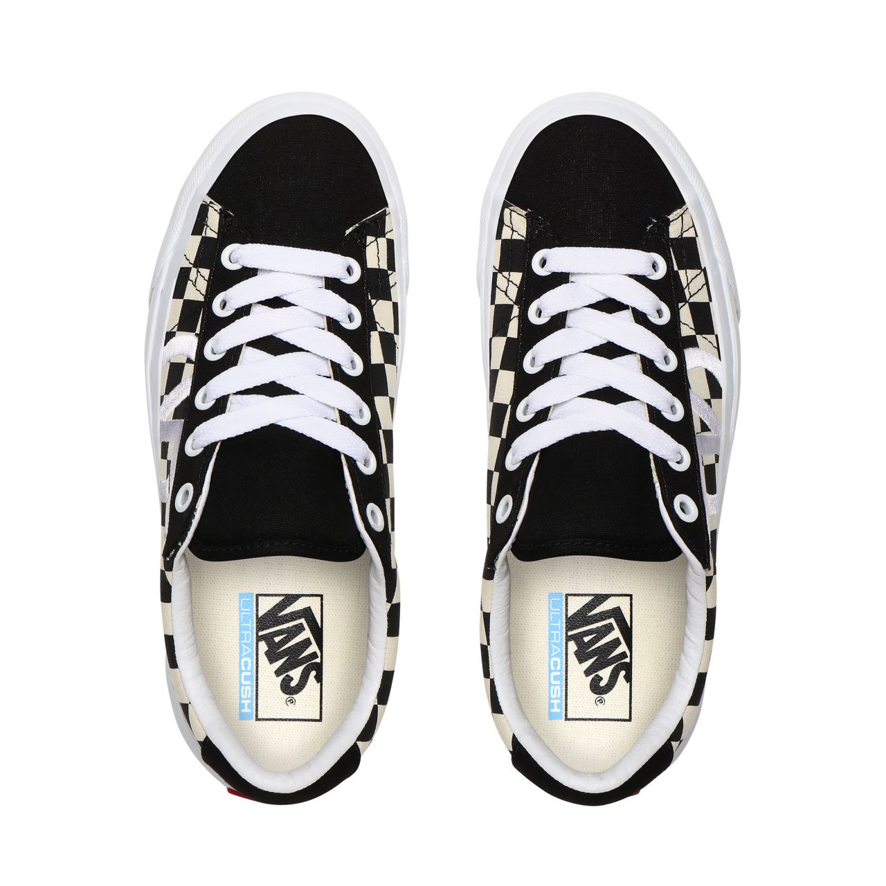 Vans Checkerboard Sid NI Black Classic Womens - (Checkerboard) True White/Black VN0A4BNF27I Shoes