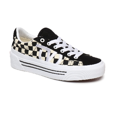 Vans Checkerboard Sid NI Black Classic Womens - (Checkerboard) True White/Black VN0A4BNF27I Shoes