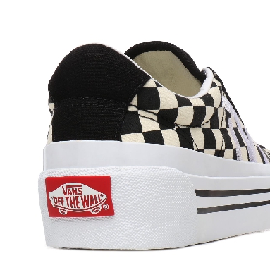 Vans Checkerboard Sid NI Black Classic Womens - (Checkerboard) True White/Black VN0A4BNF27I Shoes