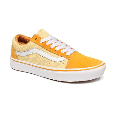 Vans Suede and Textile ComfyCush Old Skool Yellow Classic Womens - (Suede/Textile) Cadmium Yellow/Golden Haze VN0A3WMAWX2 Shoes