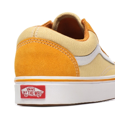 Vans Suede and Textile ComfyCush Old Skool Yellow Classic Womens - (Suede/Textile) Cadmium Yellow/Golden Haze VN0A3WMAWX2 Shoes