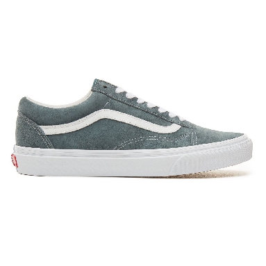 Vans Suede Old Skool Classic Mens Womens - (Pig Suede) Stormy Weather/True White VA38G1U5N Shoes