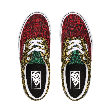 Vans Multi Python Era Multicolour Classic Womens - (Multi Python) Rasta/True White VN0A4U39WZ3 Shoes