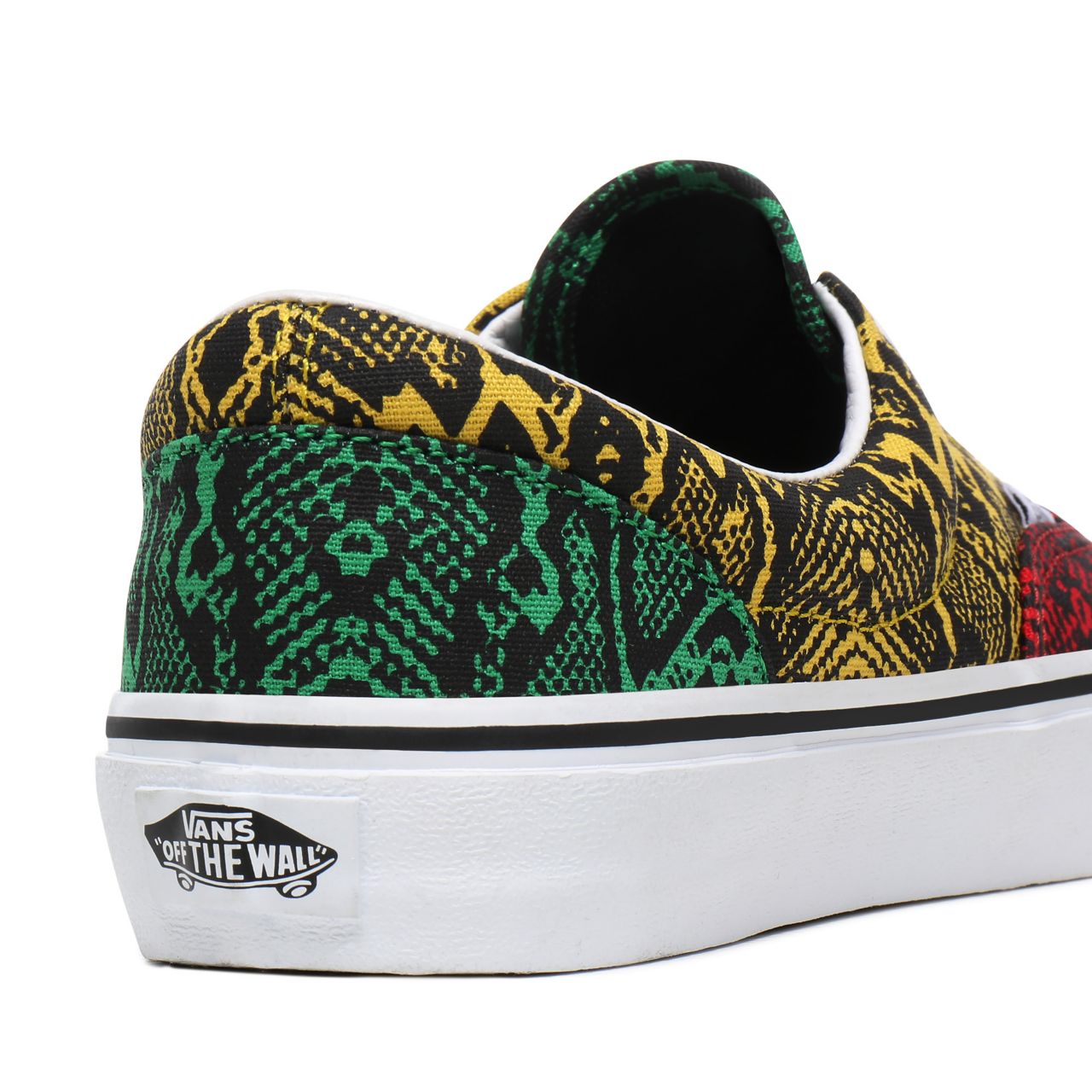 Vans Multi Python Era Multicolour Classic Womens - (Multi Python) Rasta/True White VN0A4U39WZ3 Shoes