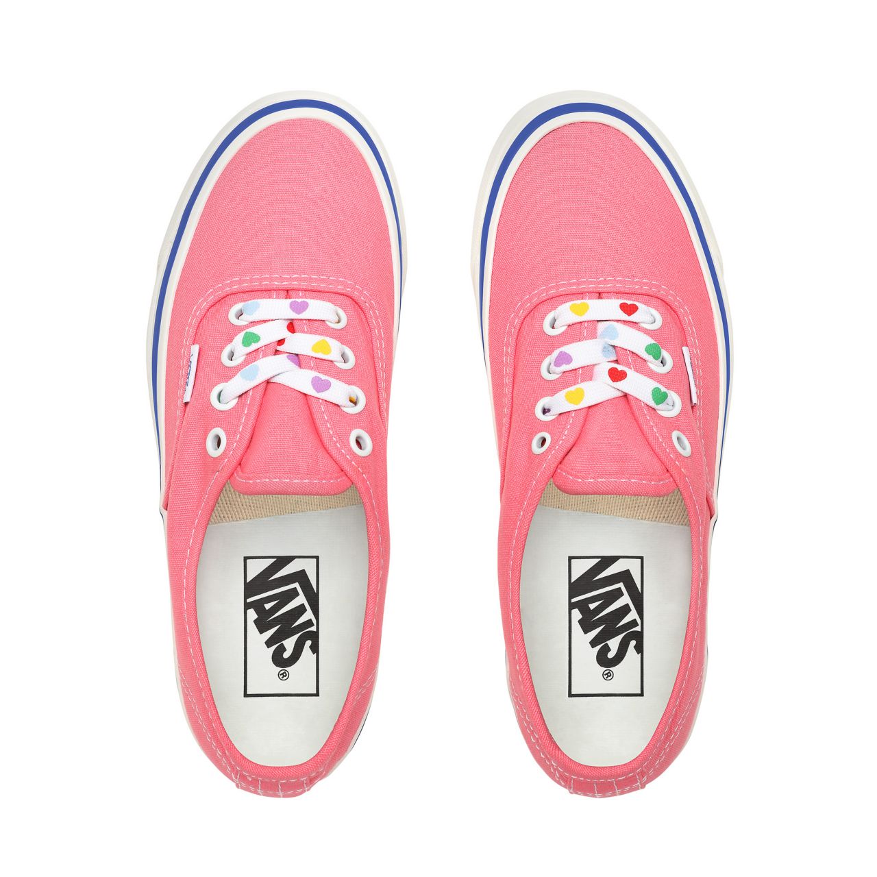 Vans Anaheim Factory Authentic 44 DX Pink Classic Womens - (Anaheim Factory) Og Pink/Og Heart Lace VN0A38ENWO7 Shoes