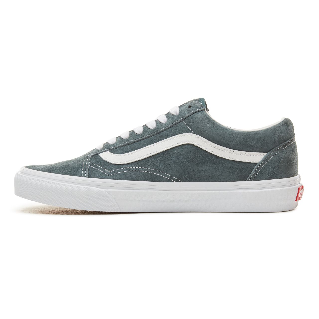 Vans Suede Old Skool Classic Mens Womens - (Pig Suede) Stormy Weather/True White VA38G1U5N Shoes