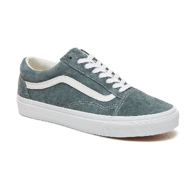 Vans Suede Old Skool Classic Mens Womens - (Pig Suede) Stormy Weather/True White VA38G1U5N Shoes