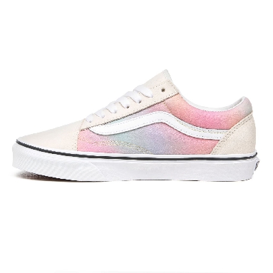 Vans Aura Shift Old Skool Multicolour Classic Womens - (Aura Shift) Multi/True White VN0A4U3BWGQ Shoes