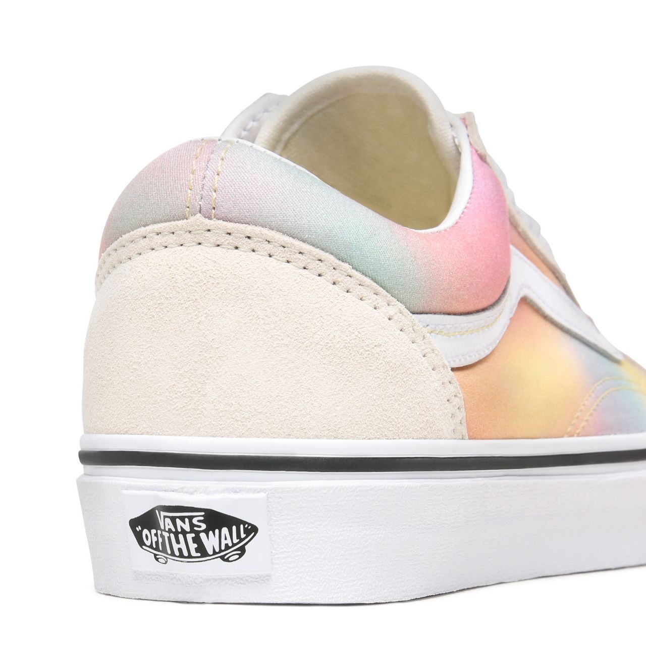 Vans Aura Shift Old Skool Multicolour Classic Womens - (Aura Shift) Multi/True White VN0A4U3BWGQ Shoes