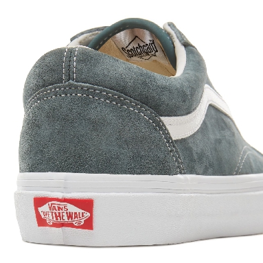 Vans Suede Old Skool Classic Mens Womens - (Pig Suede) Stormy Weather/True White VA38G1U5N Shoes