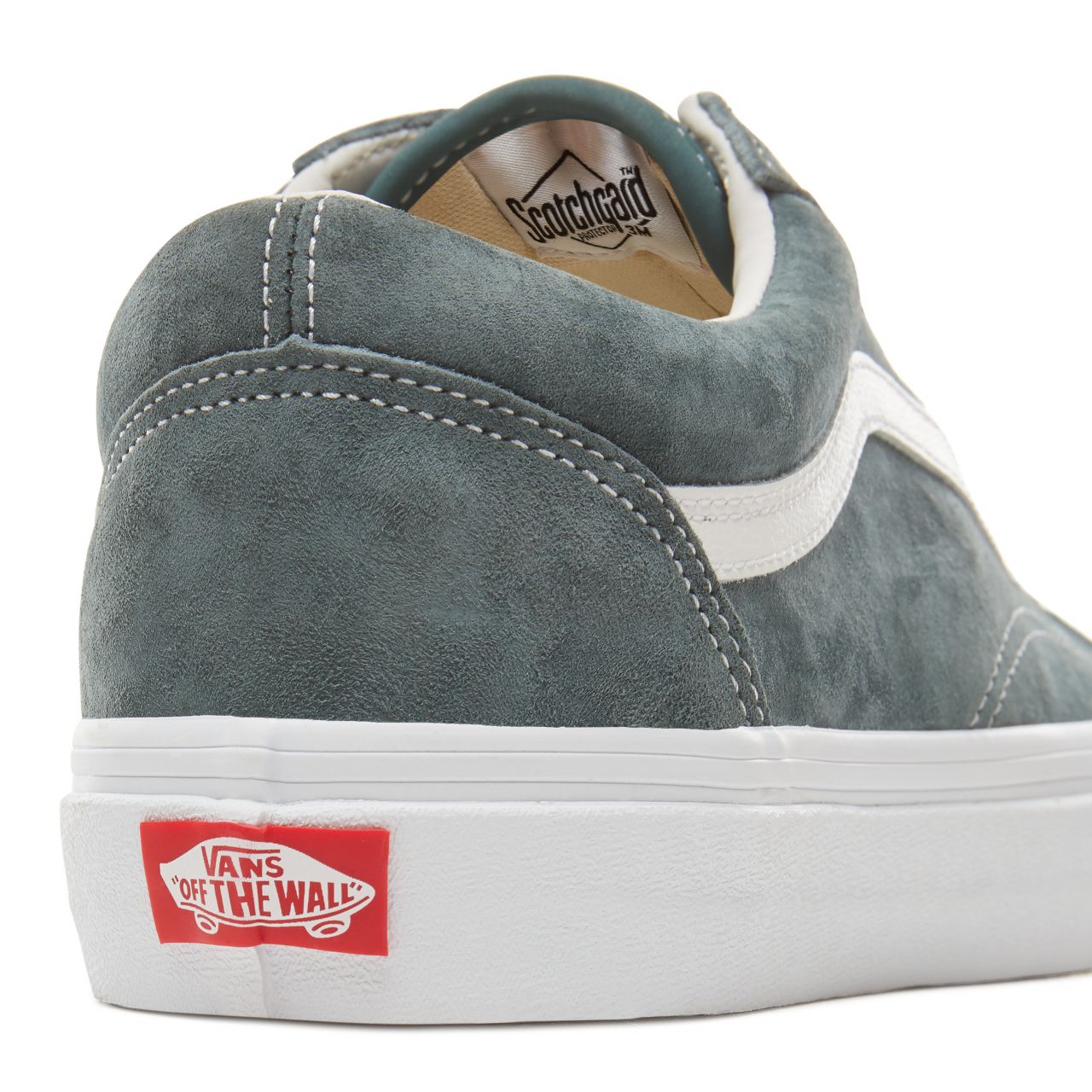 Vans Suede Old Skool Classic Mens Womens - (Pig Suede) Stormy Weather/True White VA38G1U5N Shoes