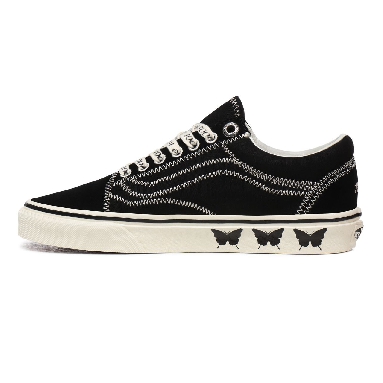 Vans x Sandy Liang Old Skool Black Classic Womens - (Sandy Liang) Delancey/True White VN0A4U3BXF5 Shoes