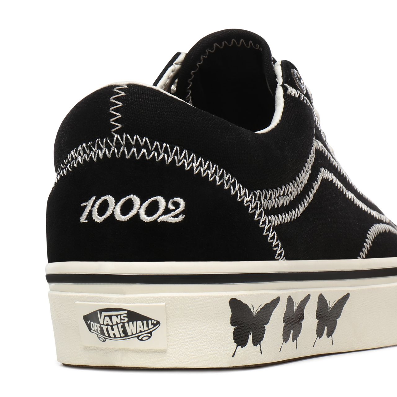 Vans x Sandy Liang Old Skool Black Classic Womens - (Sandy Liang) Delancey/True White VN0A4U3BXF5 Shoes