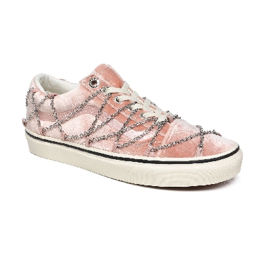 Vans x Sandy Liang Old Skool Pink Classic Womens - (Sandy Liang) Rivington/True White VN0A4U3BXF6 Shoes