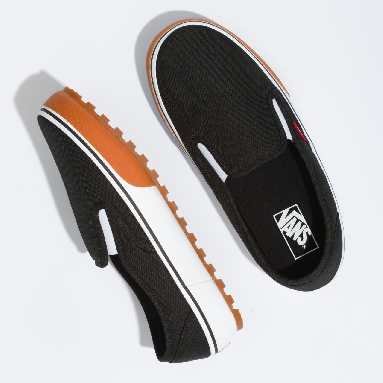 Vans Snow Lodge Slipper Vansguard Black Classic Mens Womens - Black/White VN0A5JI2Y28 Shoes