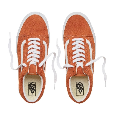 Vans Suede Old Skool Classic Mens Womens - (Pig Suede) Leather Brown/True White VA38G1U5K Shoes