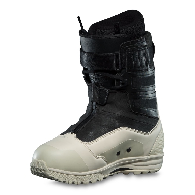 Vans Sam Taxwood Hi-Country & Hell-Bound Snowboard Boots Mens Womens - (Sam Taxwood) bone/black VN0A54FL235 Shoes