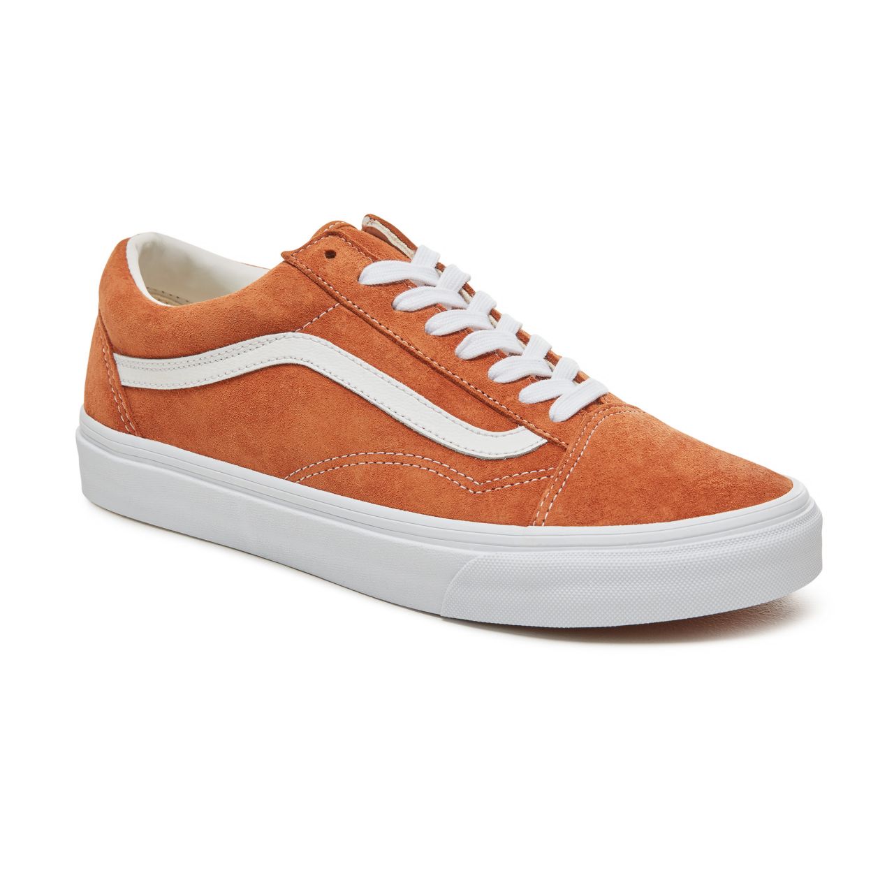 Vans Suede Old Skool Classic Mens Womens - (Pig Suede) Leather Brown/True White VA38G1U5K Shoes