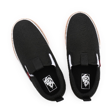 Vans Snow Lodge Slipper Mid Vansguard Black Classic Mens Womens - Black/White VN0A5JI3Y28 Shoes