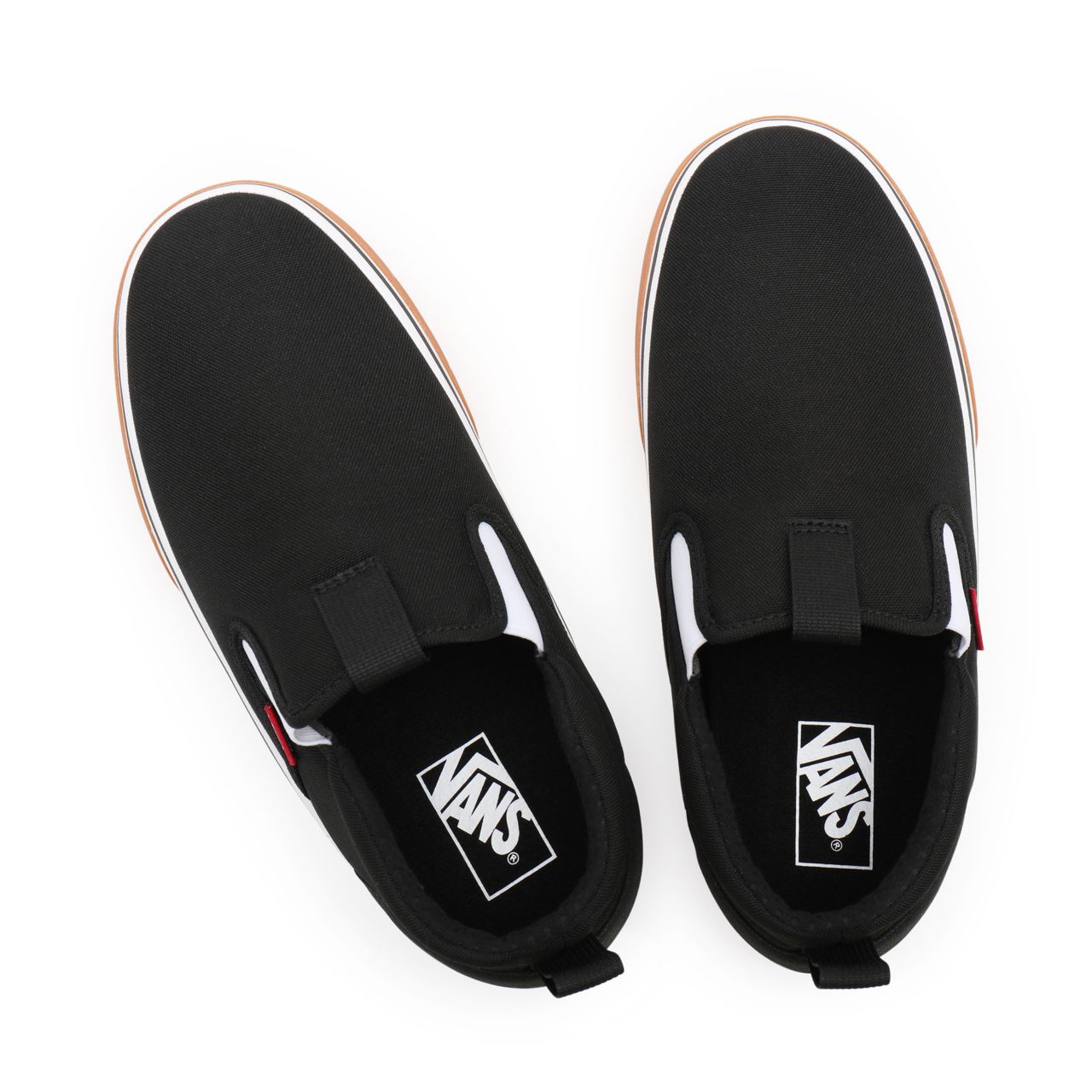 Vans Snow Lodge Slipper Mid Vansguard Black Classic Mens Womens - Black/White VN0A5JI3Y28 Shoes