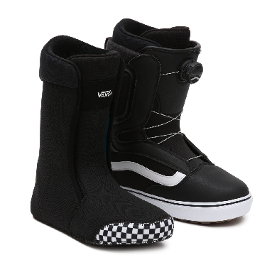 Vans Men Aura OG Snowboard Boots Mens Womens - Black/White 20 VN0A54FZ0BN Shoes