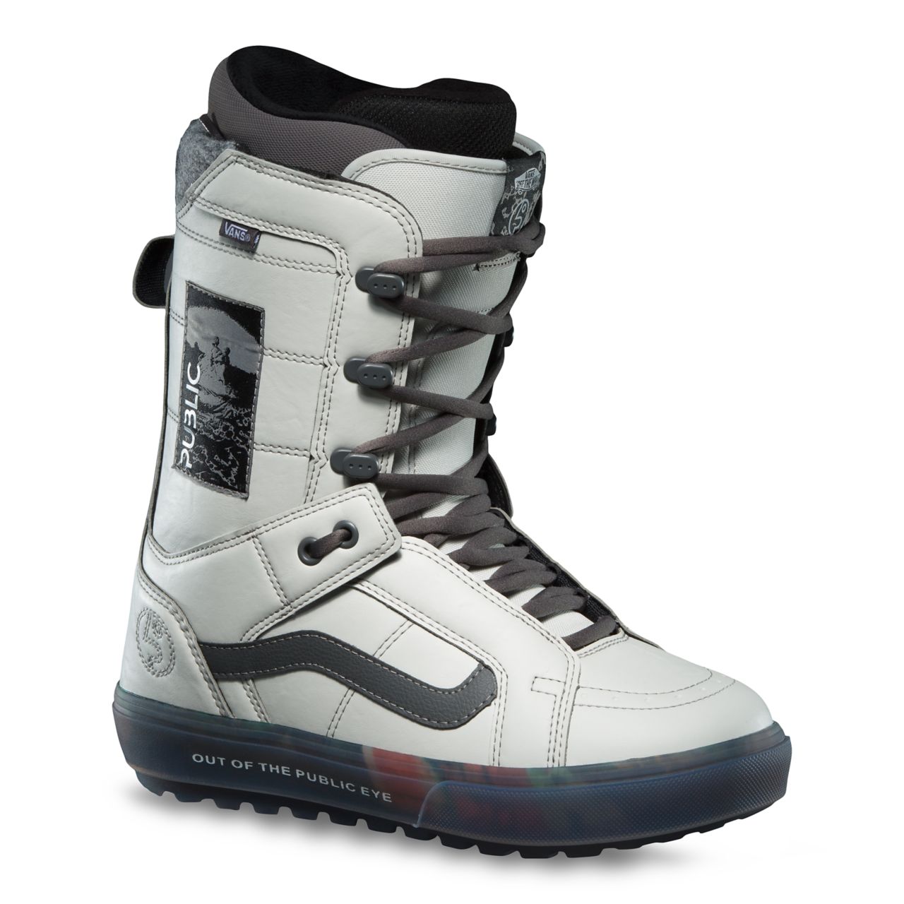 Vans Public Hi-Standard OG Snowboard Boots Mens Womens - (Public) gray/vaporous gray VN0A3TFJ238 Shoes