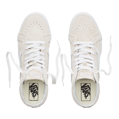 Vans Suede Sk8-Hi Reissue Classic Mens Womens - (Pig Suede) Moonbeam/True White VA2XSBU5L Shoes