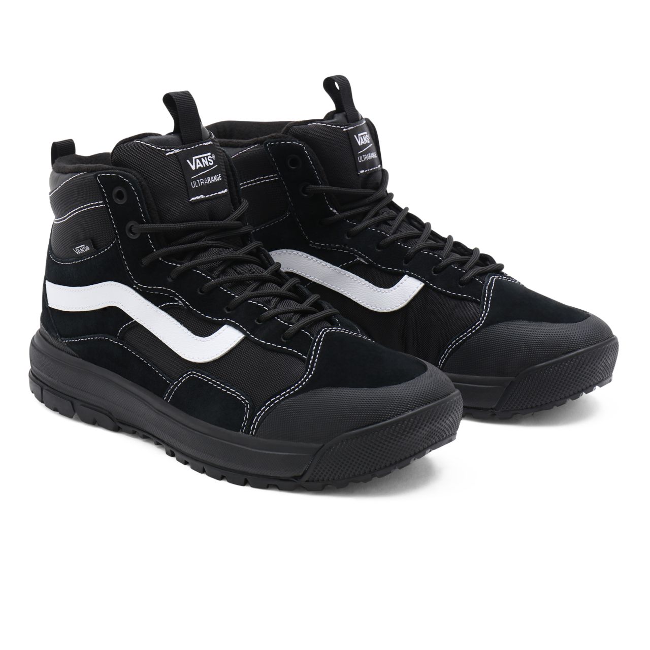 Vans Ultrarange Exo Hi MTE-1 Black Classic Mens Womens - Black/Black VN0A5KS5BKA Shoes