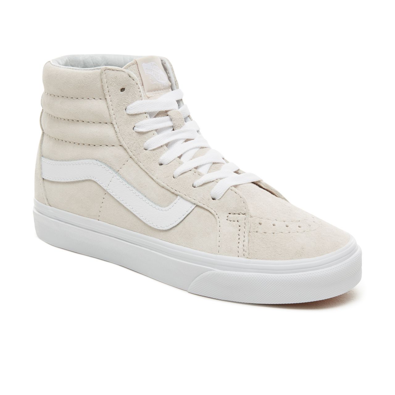 Vans Suede Sk8-Hi Reissue Classic Mens Womens - (Pig Suede) Moonbeam/True White VA2XSBU5L Shoes