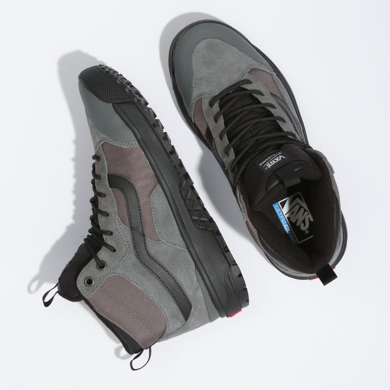 Vans UltraRange EXO Hi MTE-1 Grey Classic Mens Womens - Pewter/Black VN0A5KS5PBQ Shoes