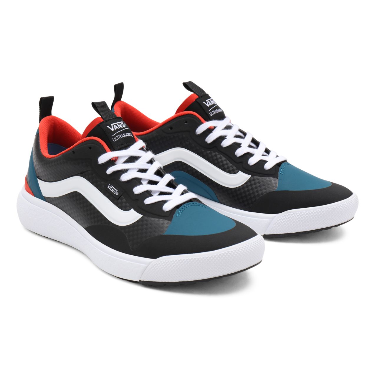 Vans Carbon UltraRange Exo Black Classic Mens Womens - (Carbon) black/electric orange VN0A4U1KA1Z Shoes