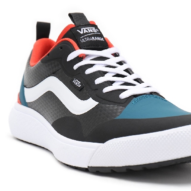 Vans Carbon UltraRange Exo Black Classic Mens Womens - (Carbon) black/electric orange VN0A4U1KA1Z Shoes