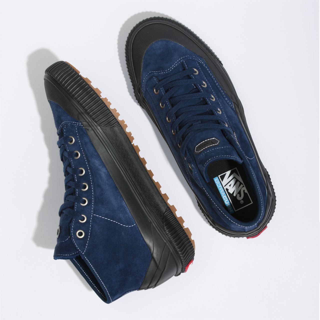 Vans Destruct Mid MTE-1 Navy Classic Mens Womens - Dress Blues/Black VN0A5KQULKV Shoes