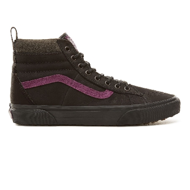 Vans Blake Paul Sk8-Hi 46 MTE Classic Mens Womens - Black/Purple (Blake Paul) VA3DQ5UBW Shoes