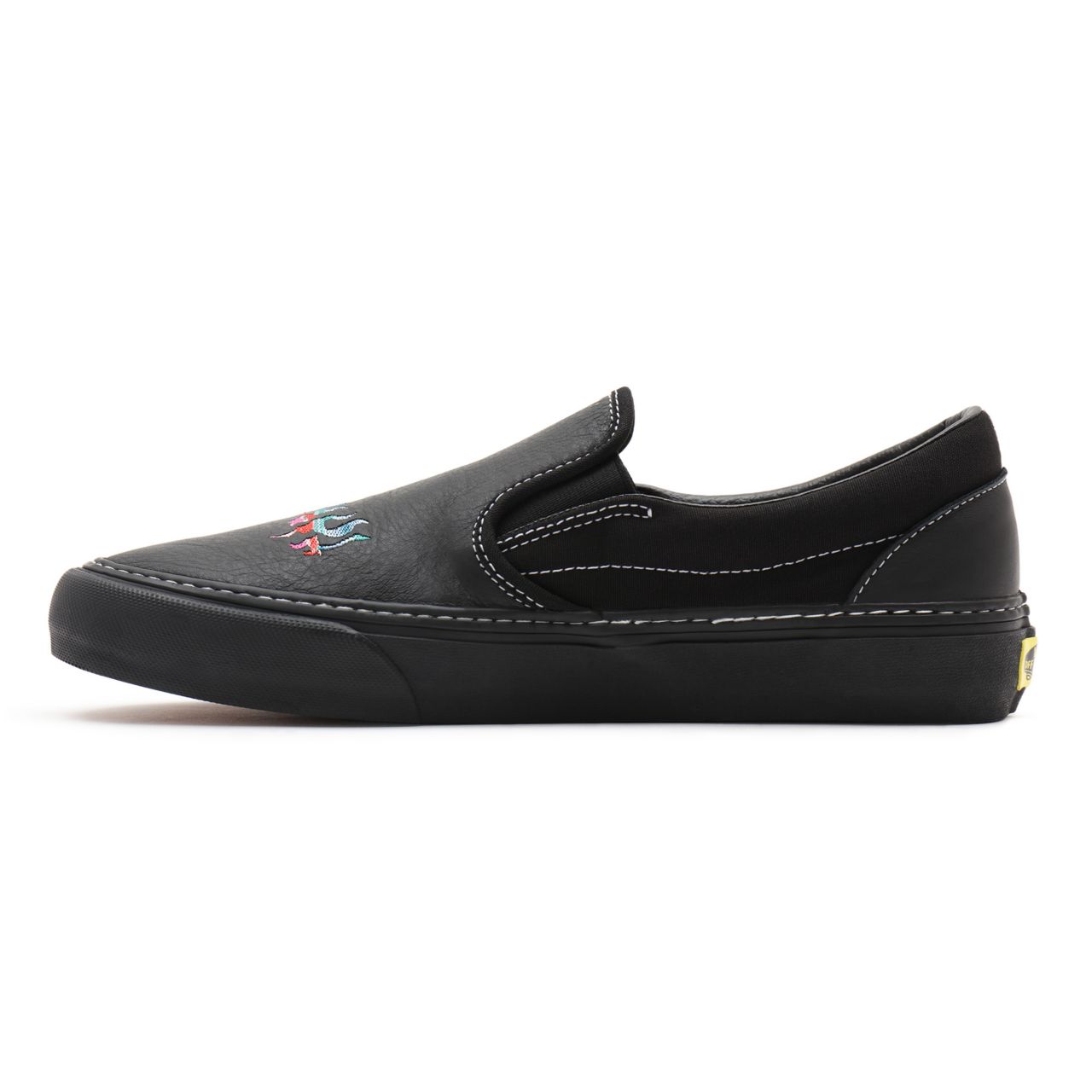 Vans X Wade Goodall Classic Slip-On Sf Black Classic Mens Womens - (Wade Goodall) Black VN0A3MUCN3H Shoes