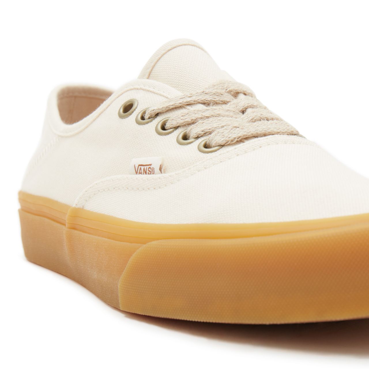 Vans Eco Theory Authentic Sf Beige Classic Mens Womens - (Eco Theory) natural/double light gum VN0A5HYP9GZ Shoes