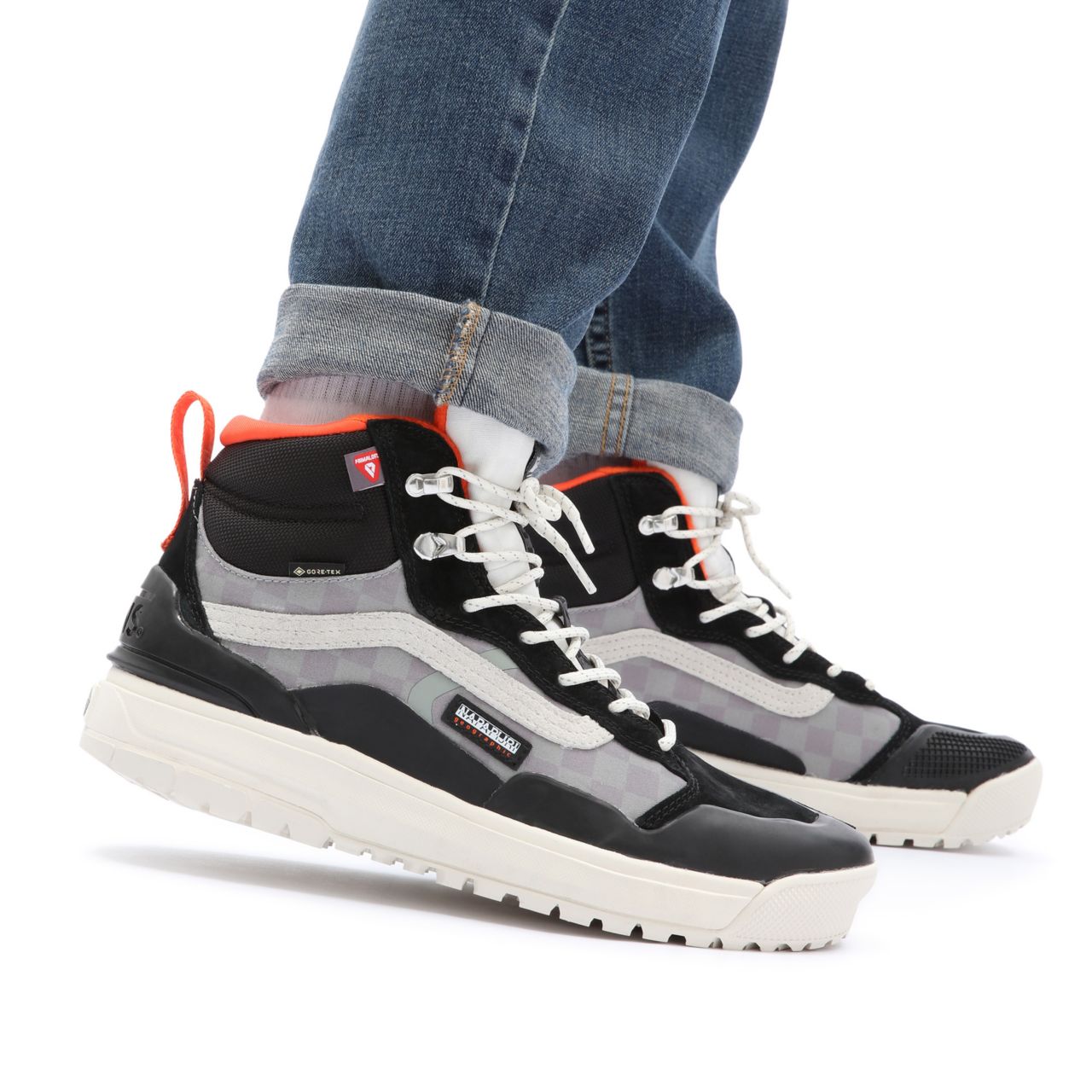 Vans X Napapijri UltraRange EXO Hi Gore-Tex MTE-2 Black Classic Mens Womens - (Mte) Napapijri/Multi VN0A5KXWA6Y Shoes