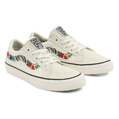 Vans Hanna Scott Sk8-Low Reissue Sf White Classic Mens Womens - (Hanna Scott) Multi/Marshmallow VN0A4UWIA61 Shoes