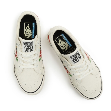 Vans Hanna Scott Sk8-Low Reissue Sf White Classic Mens Womens - (Hanna Scott) Multi/Marshmallow VN0A4UWIA61 Shoes