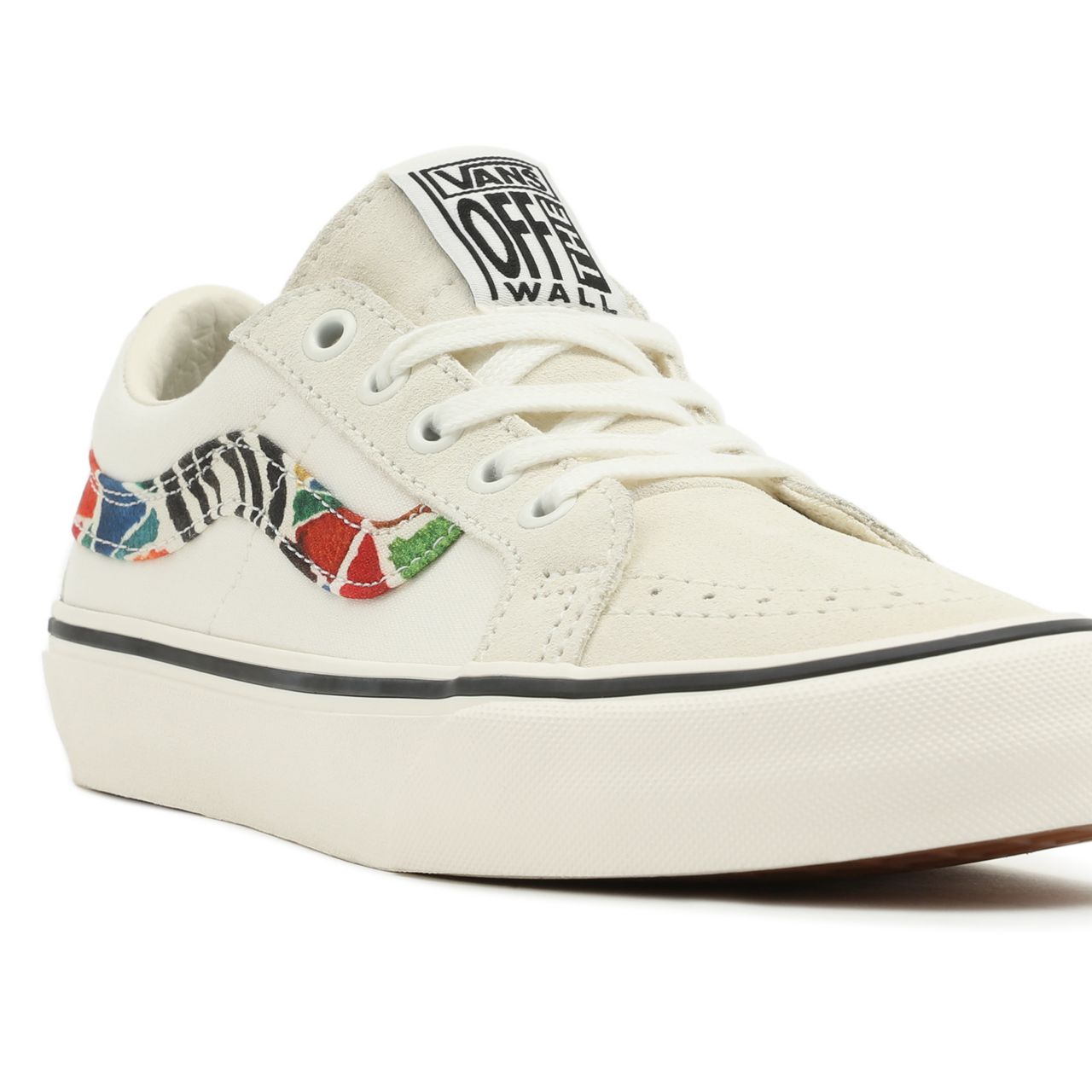 Vans Hanna Scott Sk8-Low Reissue Sf White Classic Mens Womens - (Hanna Scott) Multi/Marshmallow VN0A4UWIA61 Shoes