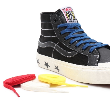 Vans X Wade Goodall Sk8-Hi 138 Decon Sf Black Classic Mens Womens - (Wade Goodall) black/black VN0A3MV16BD Shoes