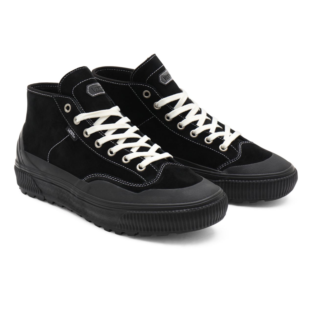 Vans Destruct Mid MTE-1 Black Classic Mens Womens - Black/Black VN0A5KQUBKA Shoes