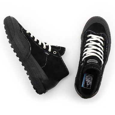 Vans Destruct Mid MTE-1 Black Classic Mens Womens - Black/Black VN0A5KQUBKA Shoes