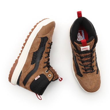 Vans Ultrarange Exo Hi MTE-1 Brown Classic Mens Womens - dachshund/black VN0A5KS5FW6 Shoes