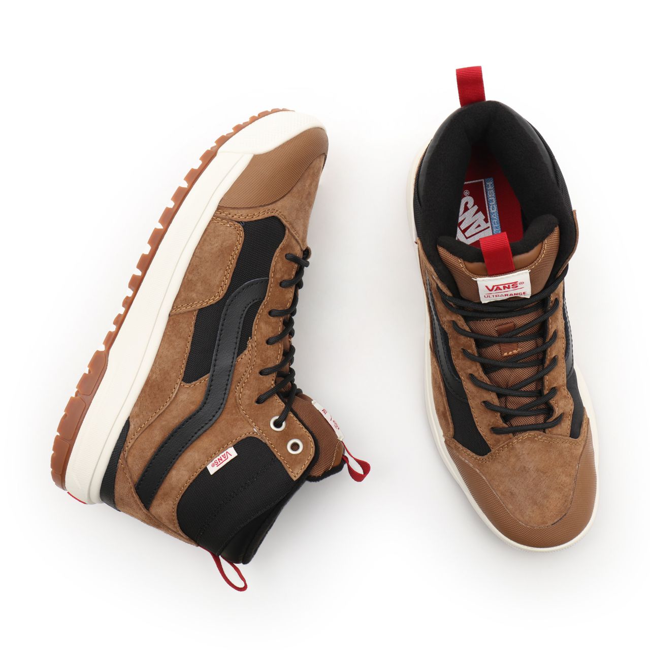 Vans Ultrarange Exo Hi MTE-1 Brown Classic Mens Womens - dachshund/black VN0A5KS5FW6 Shoes