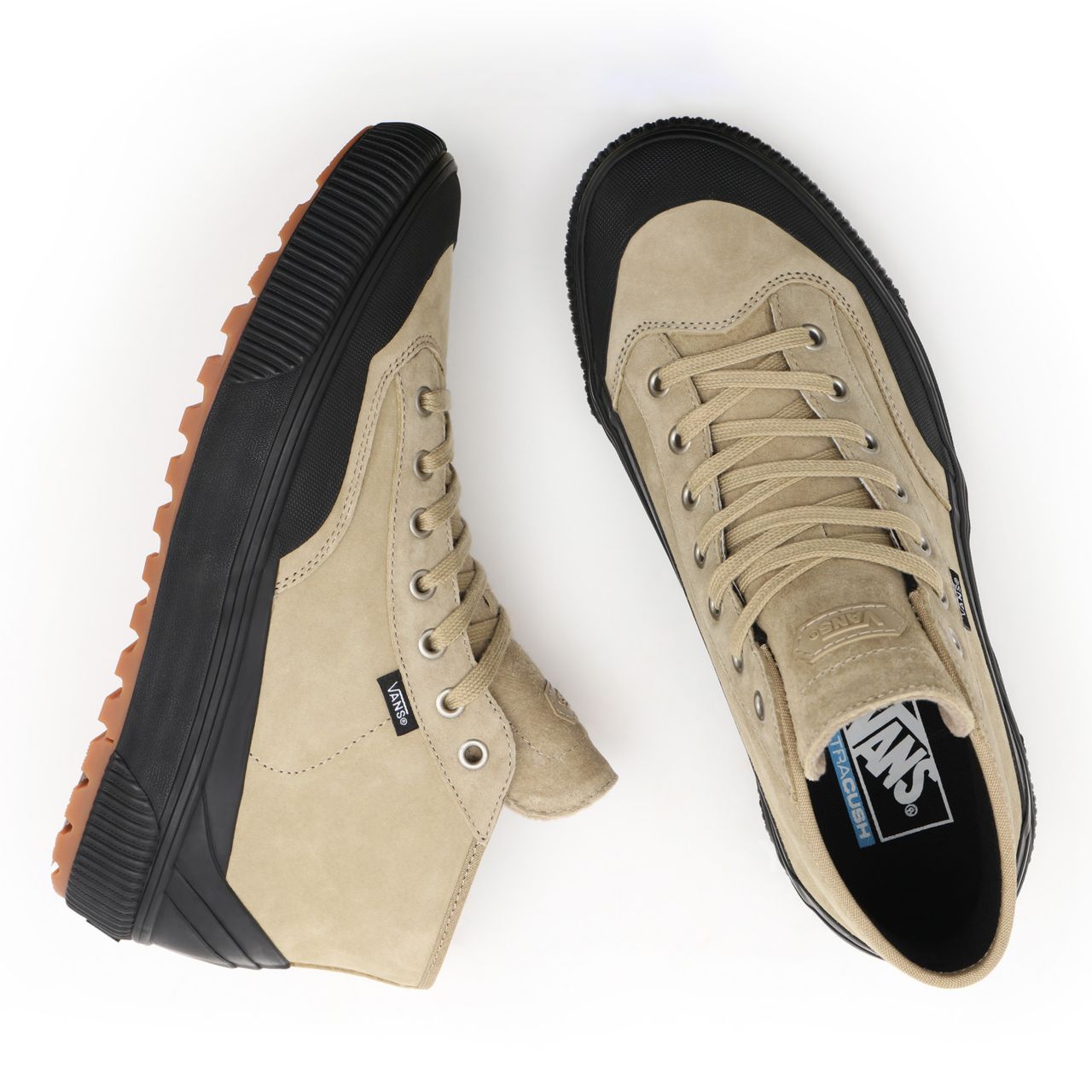 Vans Destruct Mid MTE-1 Beige Classic Mens Womens - khaki/black VN0A5KQUZF5 Shoes