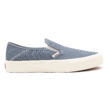 Vans Eco Theory Slip-On Sf Blue Classic Mens Womens - (Eco Theory) cement blue/marshmallow VN0A5HYQA01 Shoes